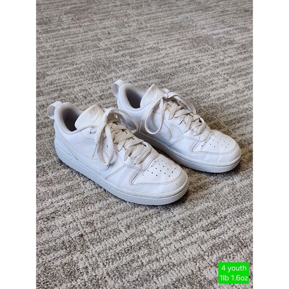 Nike Other - Nike Court Borough Low Recraft sneakers shoes white size 4 youth